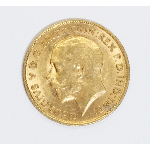 180C - George V 1911 half sovereign, 10% buyer's premium (inclusive of VAT), normal online bidding fees app... 