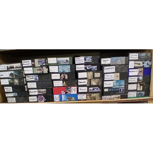 101 - 36 box files containing mainly UK public transport and tourism related books and ephemera, mainly la... 