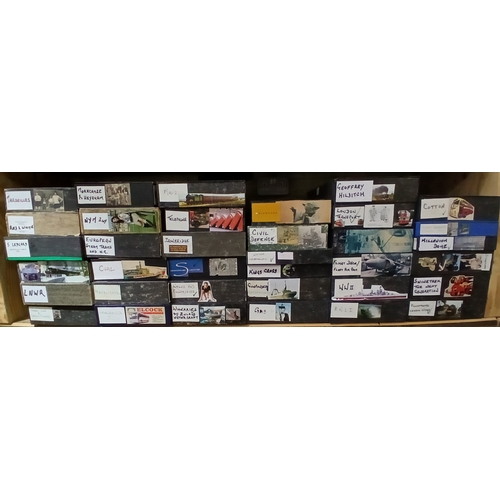 103 - 36 box files containing mainly topographical and transport related books and ephemera, mainly late 2... 