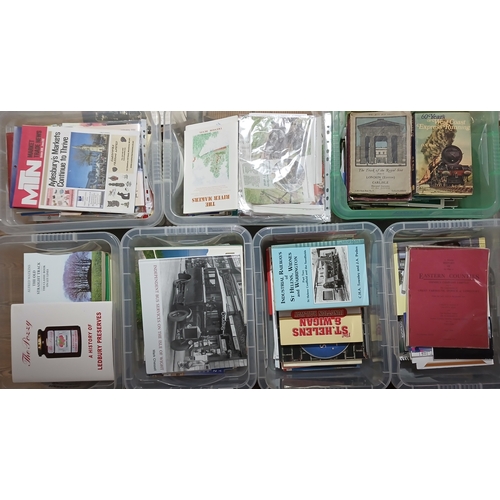 106 - A collection of mainly public transport and tourism related books and ephemera, mainly late 20th/ear... 