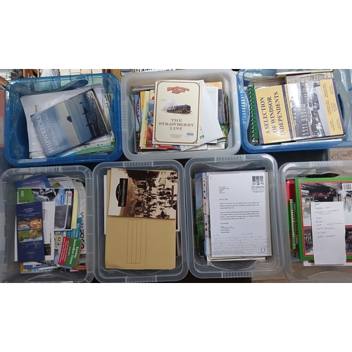 108 - A collection of mainly public transport and tourism related books and ephemera, mainly late 20th/ear... 