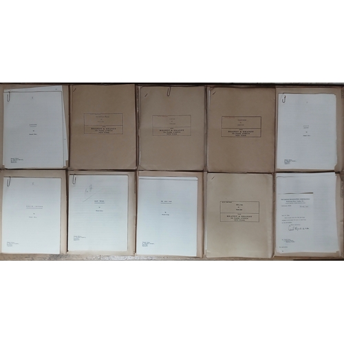 62 - Frank King, a group of ten mimeograph typescripts, circa 1920s to 1950s.