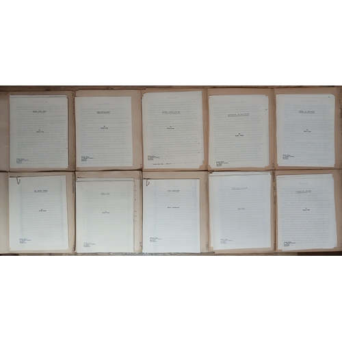 68 - Frank King, a group of ten mimeograph typescripts, circa 1920s to 1950s.