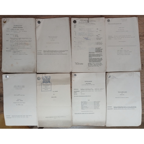 75 - Frank King, a group of eight screen plays, circa 1950.