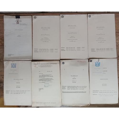 76 - Frank King, a group of eight screen plays, circa 1950.