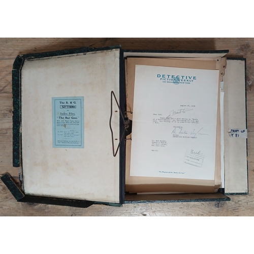 80 - Frank King, a box file of letters, all studio correspondence, approx. 30, circa 1930s to 1950s