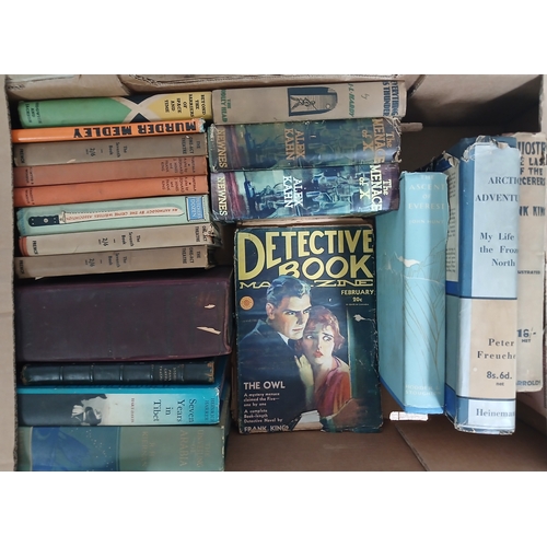 88 - Frank King, (& various others), a box of assorted books including two copies of Alex Kahn (Frank Kin... 