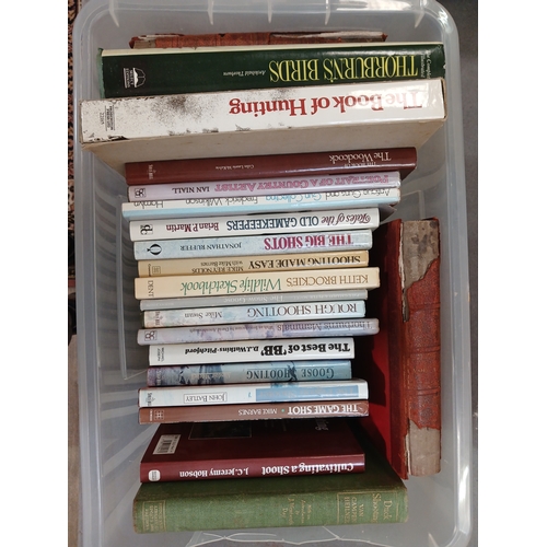 96 - A collection shooting and wildlife mainly hard back books, circa mid 20th century and later, various... 