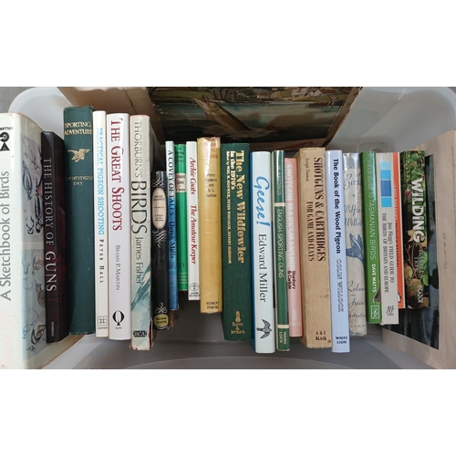 96 - A collection shooting and wildlife mainly hard back books, circa mid 20th century and later, various... 