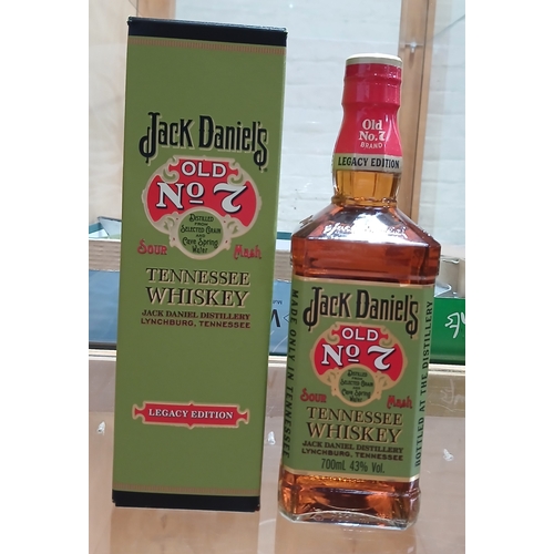 197 - Jack Daniels Old No. 7 Sour Mash Legacy Edition whisky, 700ml bottle, sealed and with box.