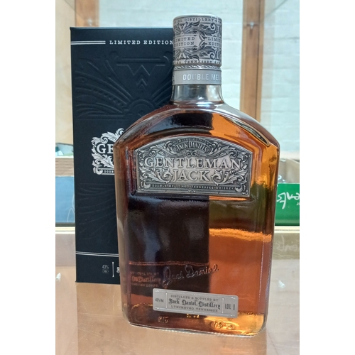 202 - Jack Daniels Gentleman Jack Double Mellowed Limited Edition whisky, 1 litre, sealed with box.