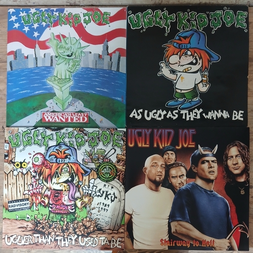 302 - Ugly Kid Joe - a group of LPs.