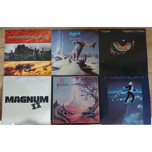 350 - Magnum - a group of six assorted LPs.