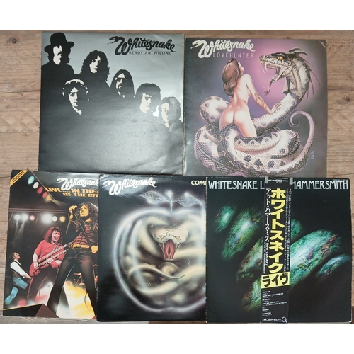 359 - Whitesnake - a group of five assorted LPs.