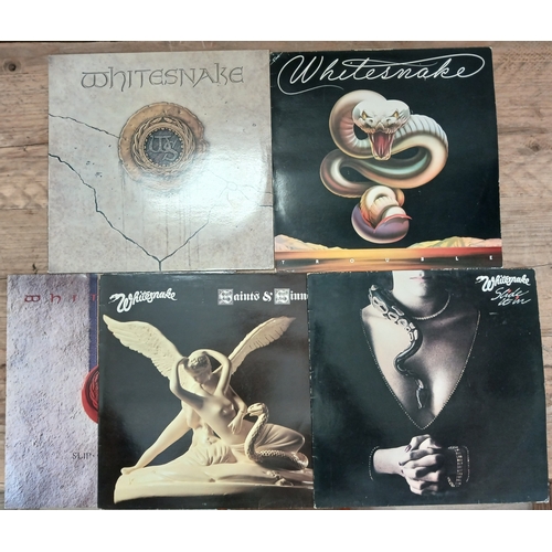 360 - Whitesnake - a group of five assorted LPs.