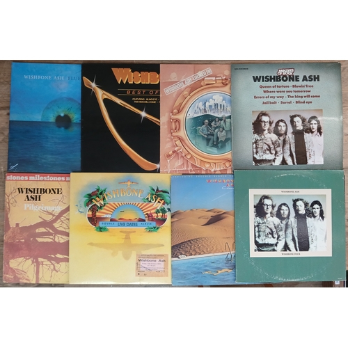 378 - Wishbone Ash - eight assorted LPs.