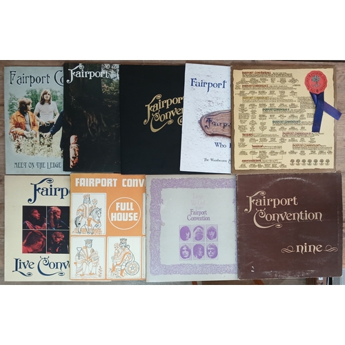 379 - Fairport Convention - nine assorted LPs.