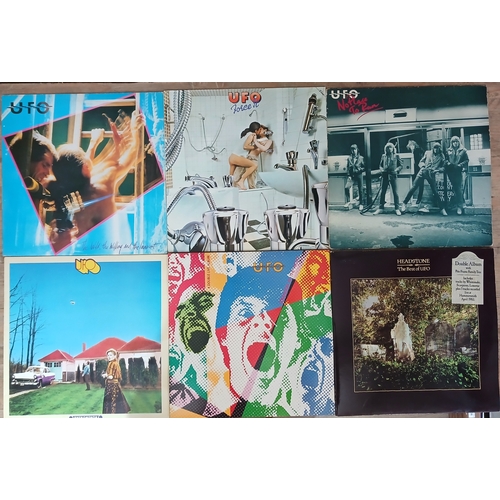 388 - UFO - six assorted LPs.