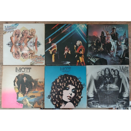 396 - Mott the Hoople - six assorted LPs.