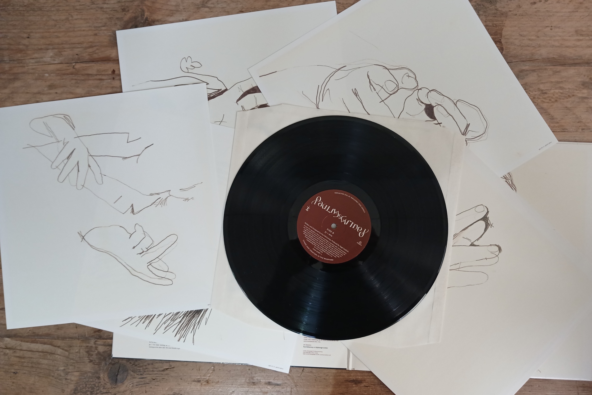 Paul McCartney - Chaos and Creation in the Backyard, gatefold stereo LP ...