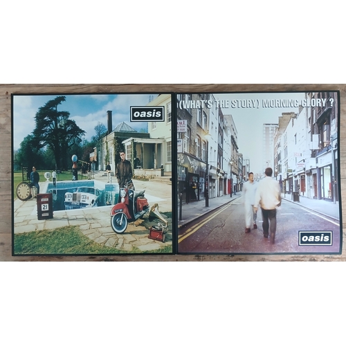 296 - Oasis - Be Here Now and (Whats the Story) Morning Glory? reissues gatefold LPs.