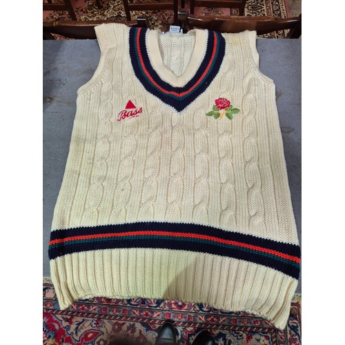 530 - A cricket coffin used by Michael Atherton Lancashire and England on tour to West Indies (baggage and... 