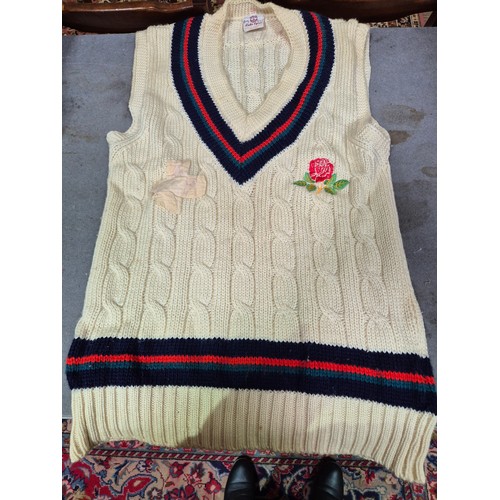 530 - A cricket coffin used by Michael Atherton Lancashire and England on tour to West Indies (baggage and... 