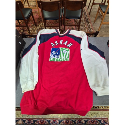 530 - A cricket coffin used by Michael Atherton Lancashire and England on tour to West Indies (baggage and... 