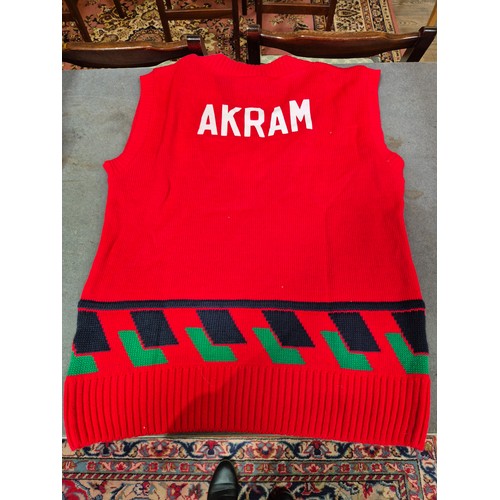 530 - A cricket coffin used by Michael Atherton Lancashire and England on tour to West Indies (baggage and... 