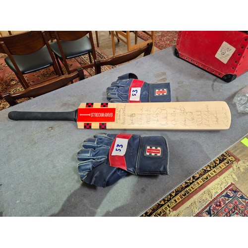 530 - A cricket coffin used by Michael Atherton Lancashire and England on tour to West Indies (baggage and... 