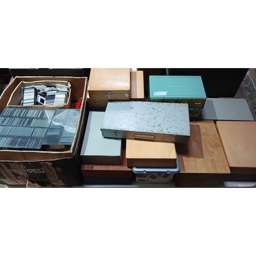 190E - A collection of railway related photographic slides.