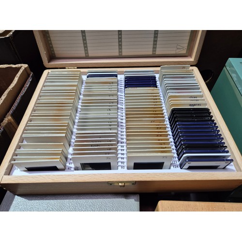 190E - A collection of railway related photographic slides.