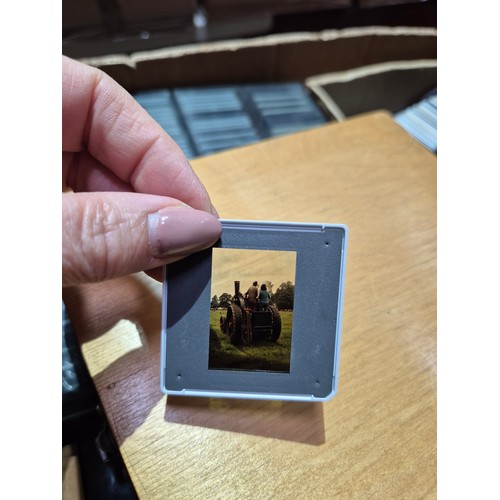 190E - A collection of railway related photographic slides.