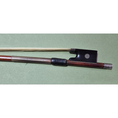 421 - A Chinese Stentor Arcadia student violin, together with bow signed 'Arnold Voigt' and hard case.