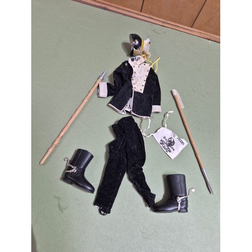 444 - Two boxes of assorted ActionMan toys.