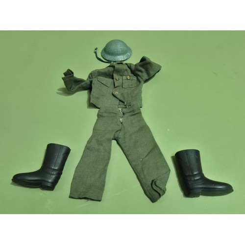 444 - Two boxes of assorted ActionMan toys.