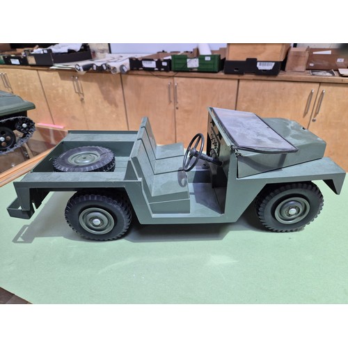 444 - Two boxes of assorted ActionMan toys.