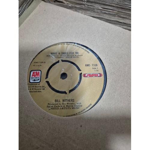 406 - Approx 1400 45 rpm singles - 400 in paper sleeves and appx 1000 in cardboard sleeves