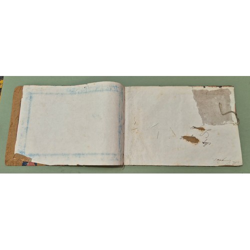 561 - A group of four Chinese pith paintings, 19th century, 17cm x 20cm each.