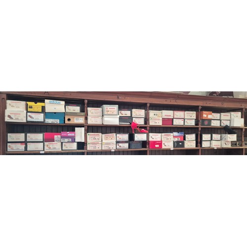 4 - 63 pairs of ladies shoes, all boxed, however the shoes may not match the image on the box