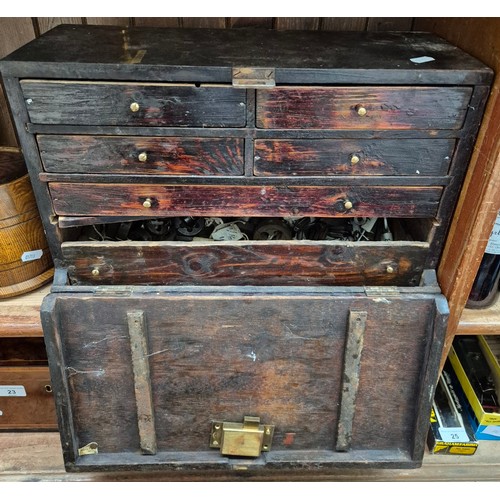 13 - An engineers toolbox complete with taps and dies