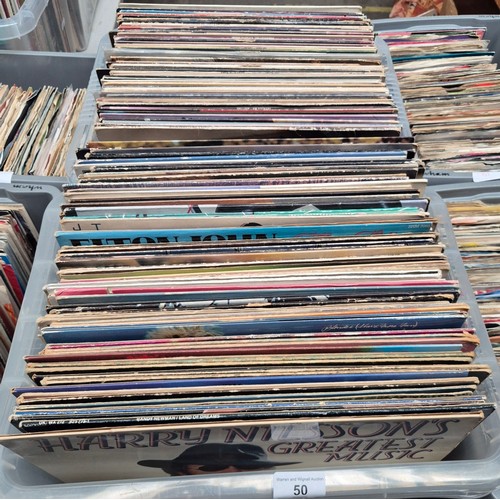 50 - 2 boxes of LPs and 12