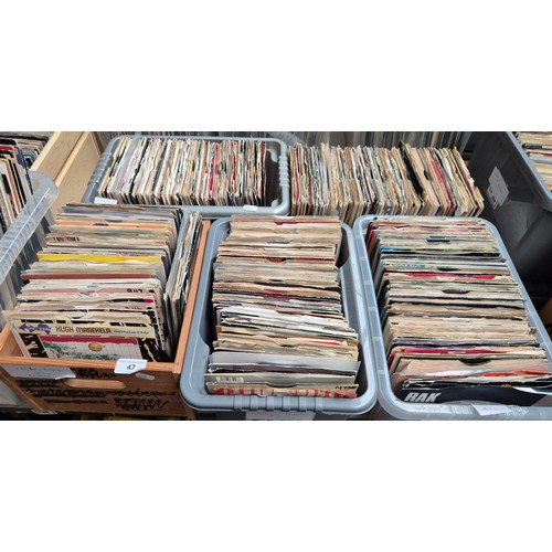 47 - 5 boxes of 45rpm singles