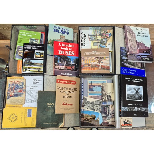 103 - 36 box files containing mainly topographical and transport related books and ephemera, mainly late 2... 