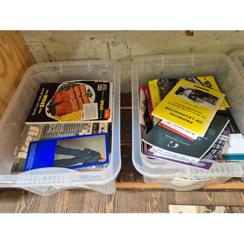 105 - A collection of mainly public transport and tourism related books and ephemera, mainly late 20th/ear... 