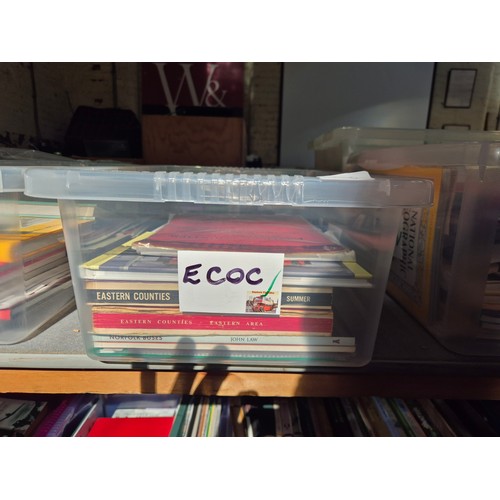 106 - A collection of mainly public transport and tourism related books and ephemera, mainly late 20th/ear... 