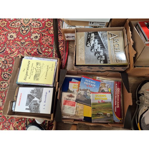 111 - A collection of mainly public transport and tourism related books and ephemera, mainly late 20th/ear... 