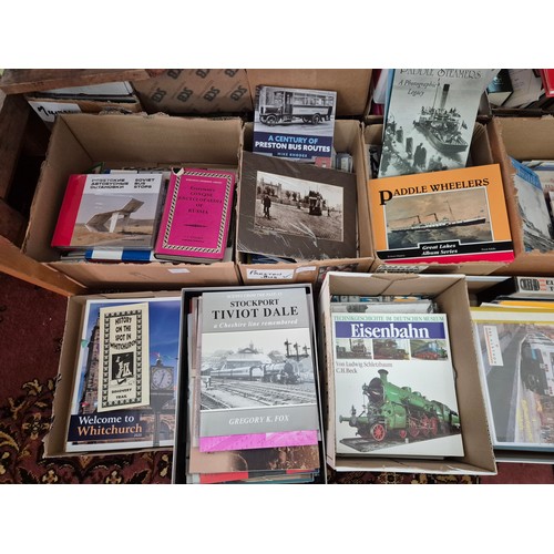 117 - A collection of mainly public transport and tourism related books and ephemera, mainly late 20th/ear... 