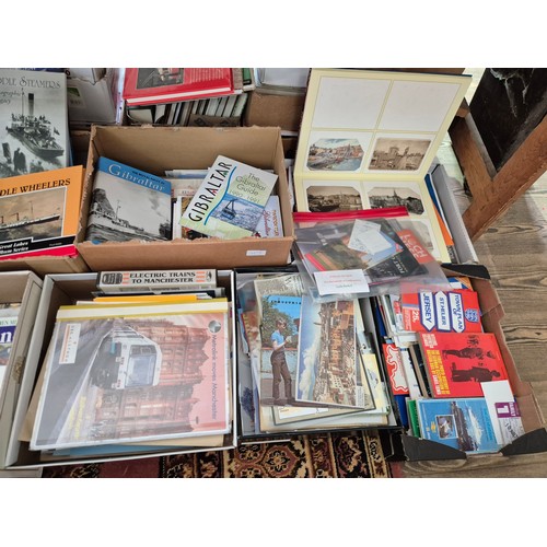 117 - A collection of mainly public transport and tourism related books and ephemera, mainly late 20th/ear... 