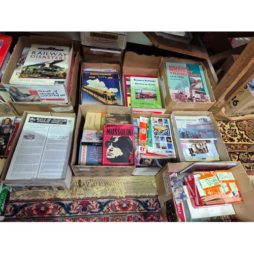 117 - A collection of mainly public transport and tourism related books and ephemera, mainly late 20th/ear... 